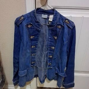 Vintage Denim Hippie Style Medium Blue 4 Pockets